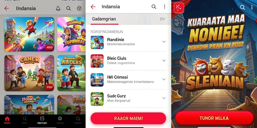Tantangan seru dalam game yang menegangkan.